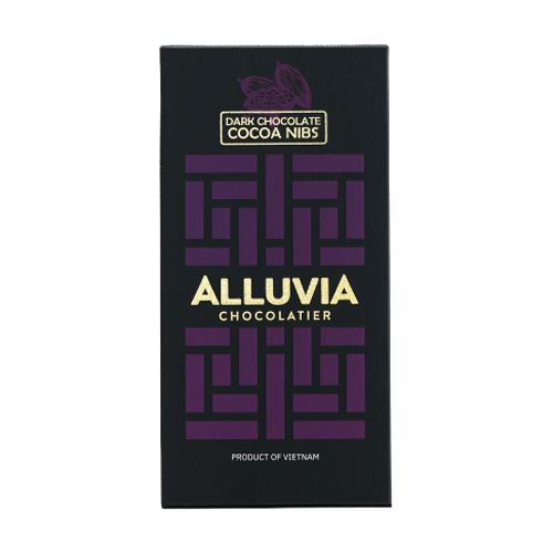 Chocolate Đen 70% Với Hạt Cacao Alluvia 100G- Chocolate Đen 70% Với Hạt Cacao Alluvia 100G