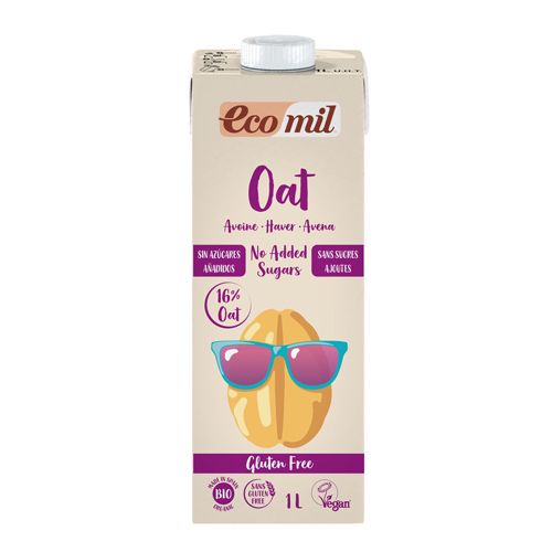 Sữa Yến Mạch Không Đường Ecomil 1L