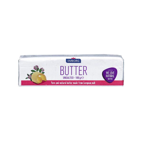 Unsalted Butter Emborg 100G- Butter Emborg 100G