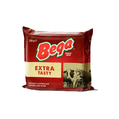 Extra Tasty Cheddar Block Cheese Bega 250G- 