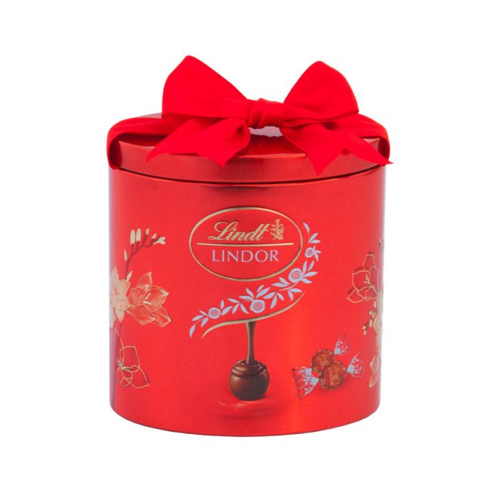 Chocolate Milk Lindor Oval Tin Lindt 144G(Hp)-