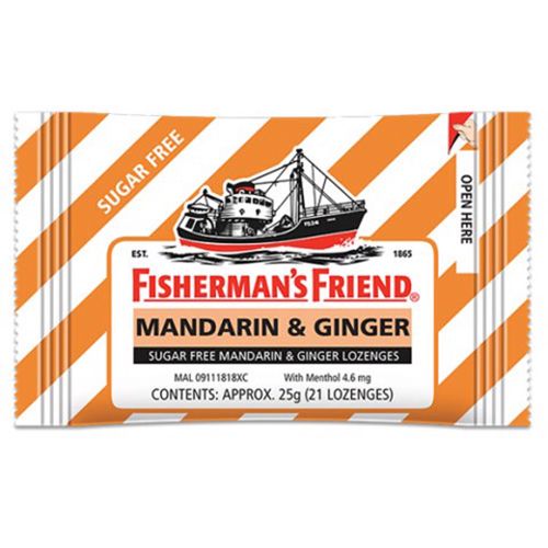 Mandarin & Ginger Candy Fisherman'S Friend 25G- Mandarin & Ginger Candy Fisherman'S Friend 25G