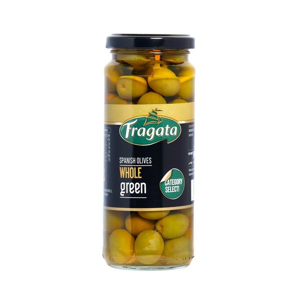 Olive Xanh Trái Nhỏ Còn Hạt Ngâm Fragata 450G