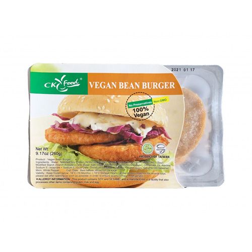 Vegan Bean Burger Ck Foods 260G- Vegan Bean Burger Ck Foods 260G