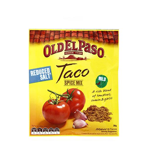 Gia Vị Taco Giảm Muối Old El Paso 30G- Gia Vị Taco Giảm Muối Old El Paso 30G