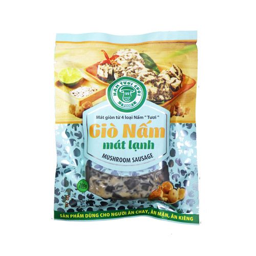 Giò Nấm Mát Lạnh Emmay 200Gr- Giò Nấm Mát Lạnh Emmay 200Gr