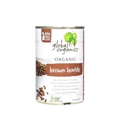 Organic Brown Lentils Global Organics 400G- Org Brown Lentils Global Organics 400G