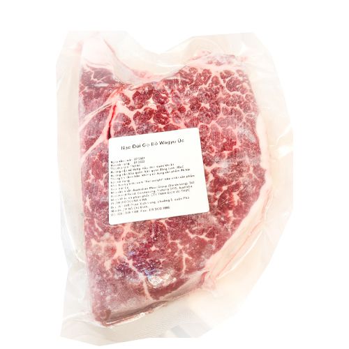 Thịt Đùi Gọ Bò Úc Đông Lạnh Wagyu Carne Meat Raw 500G- 