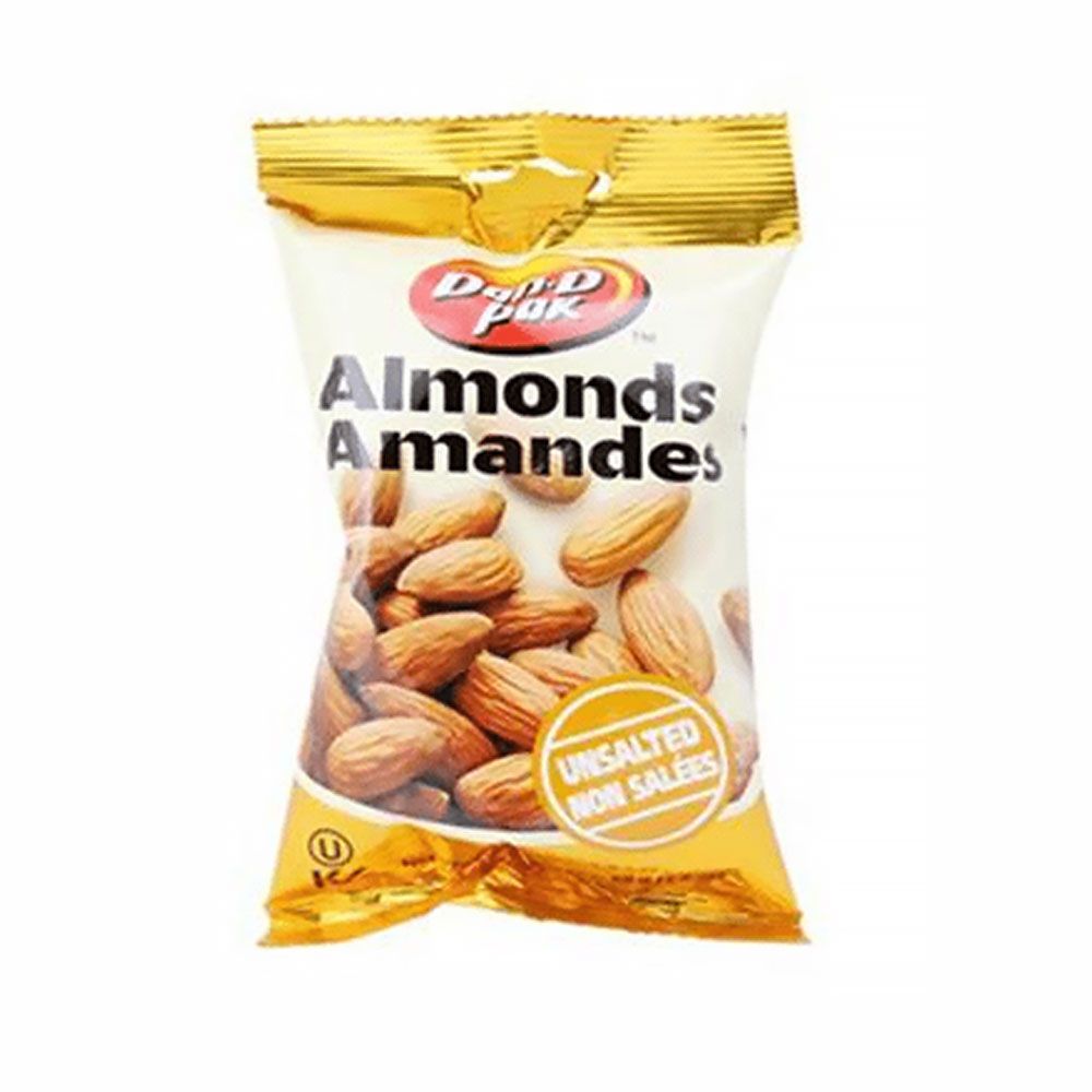 Unsalted Almond Dan D Pak 50G- Unsalted Almond Dan D Pak 50G