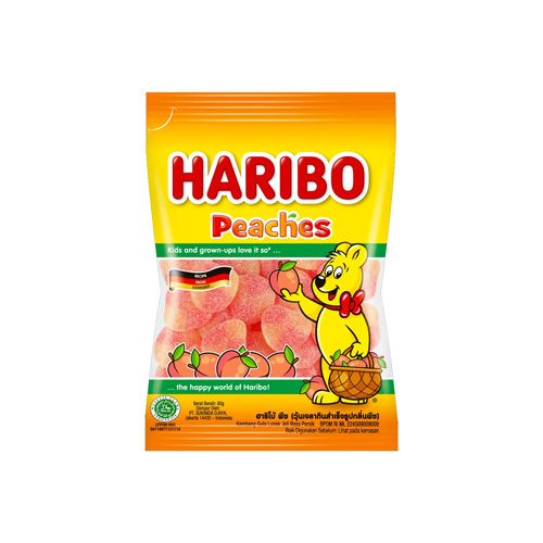 Peaches Haribo 80G- Peaches Haribo 80G