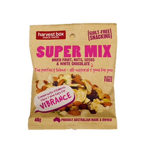 Super Mix Snack Pack Harvest Box 45G- Super Mix Snack Pack Harvest Box 45G