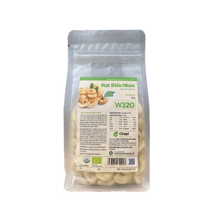 Raw Cashew Whole W320 Chapi 400G