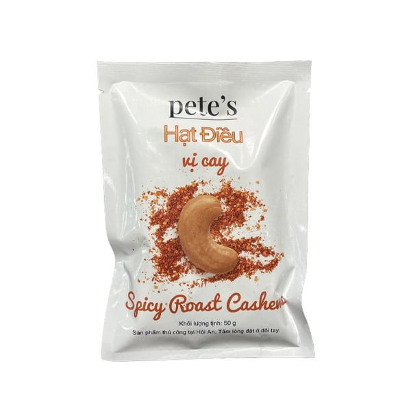 Hạt Điều Vị Cay Pete'S 50G