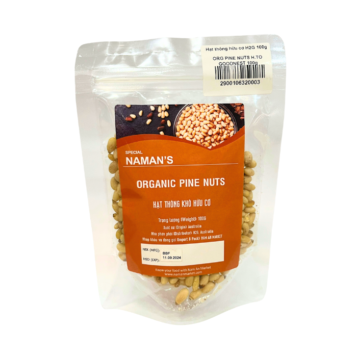 Organic Pine Nuts H.To Goodnest 100G-