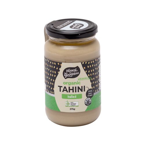 Organic Tahini Hulled Honest To Goodness 375G-
