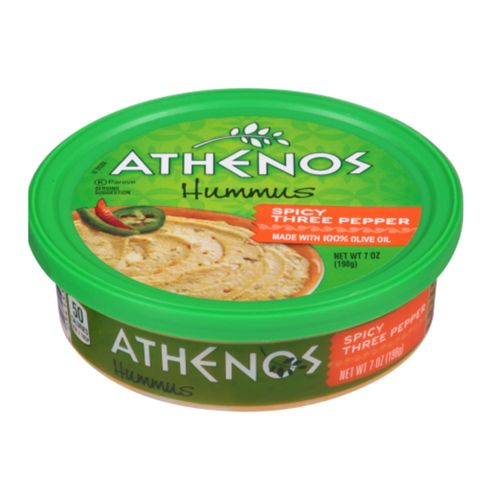 Hummus Spicy Three Pepper Athenos 198G- 