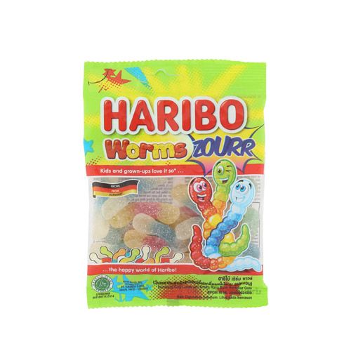 Kẹo Dẻo Haribo Worms Zourr 80G- 