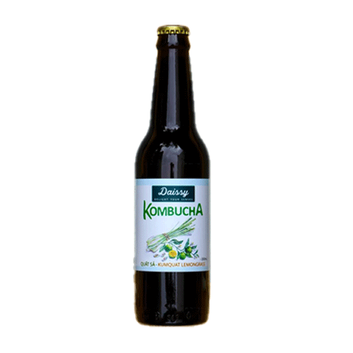 Nước Trà Kombucha Vị Quất Sả Daissy 330Ml- Nước Trà Kombucha Vị Quất Sả Daissy 330Ml