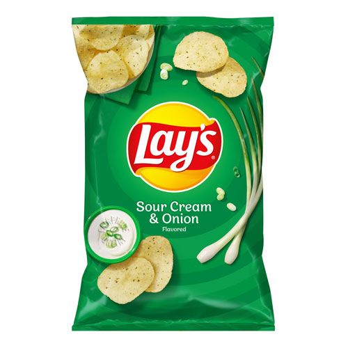 Snack Khoai Tây Chiên Vị Hành Kem Chua Lays 184.2G- Snack Khoai Tây Chiên Vị Hành Kem Chua Lays 184.2G