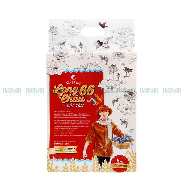 Gạo Trắng St25 Long Châu Cỏ May 5Kg