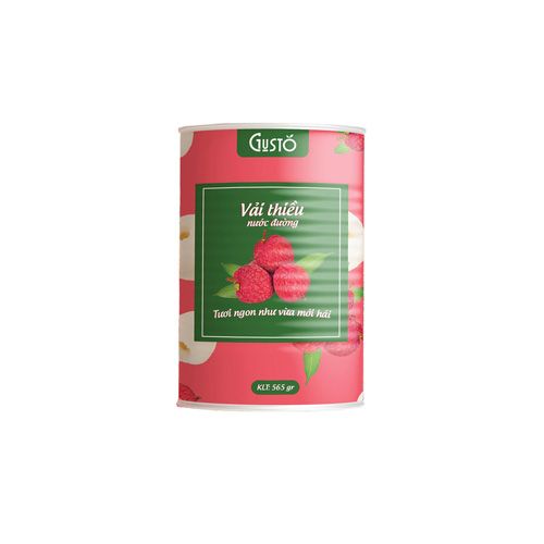 Vải Thiều Nước Đường Gusto 565G- 