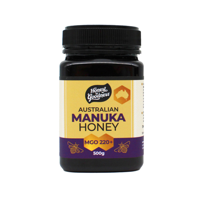 Australian Manuka Honey 220+ Mgo Honest To Goodness 500G- 