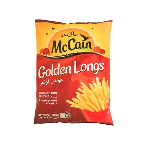 Golden Long Fries Potato Mccain 750G- Golden Long Fries Potato Mccain 750G