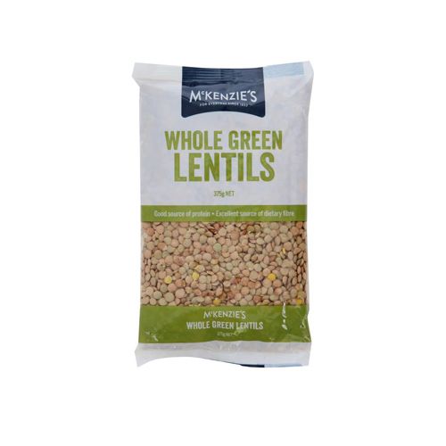 Whole Green Lentil Mckenzies 375G Nam An Market