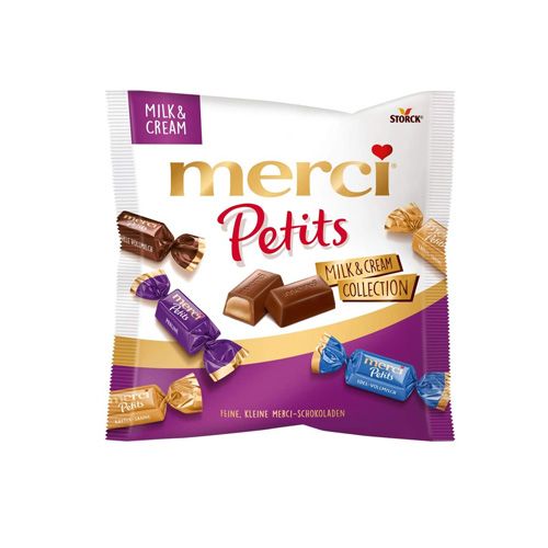 Milk & Cream Chocolate Collection Merci Petits 125G- Milk & Cream Chocolate Collection Merci Petits 125G