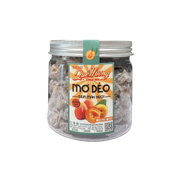 Mơ Sấy Dẻo Không Hạt Quế Hương 300G- 