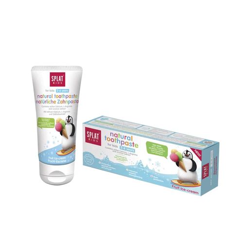 Natural Fruit Ice Cream Toothpaste For Children 2-6 Years Splat 50Ml- 