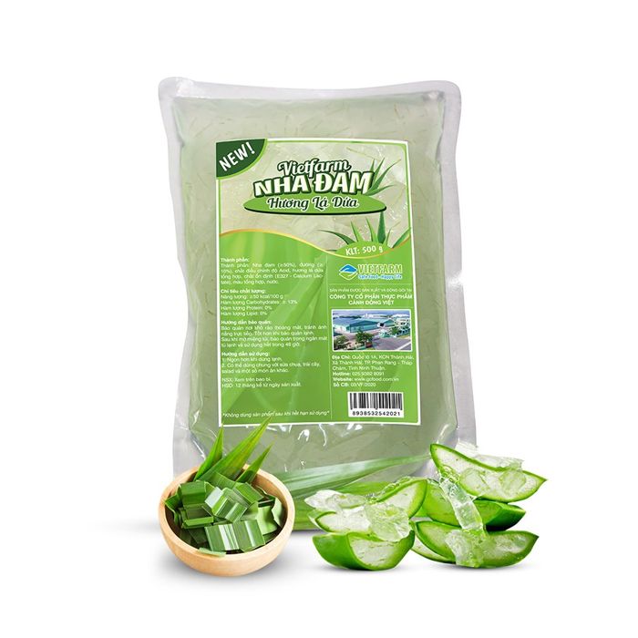 Nha Đam Cắt Nhỏ Mùi Lá Dứa G.C 500G-