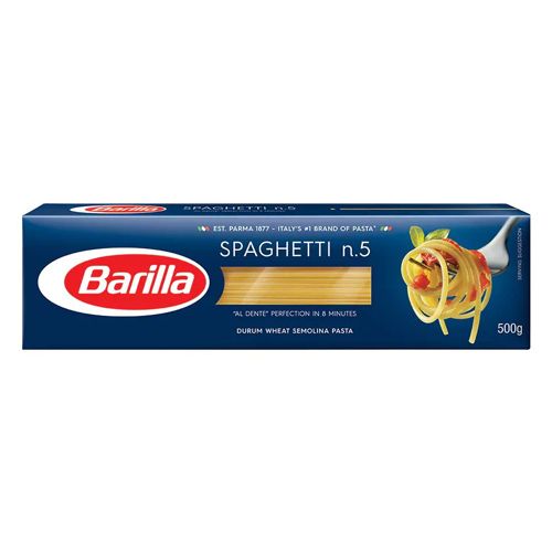 Spaghettini No.5 Barilla 500G- Spaghettini No.5 Barilla 500G