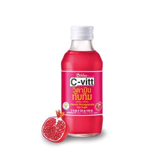 Nước Uống Hương Lựu Có Vitamin C C-Vitt 140Ml- 