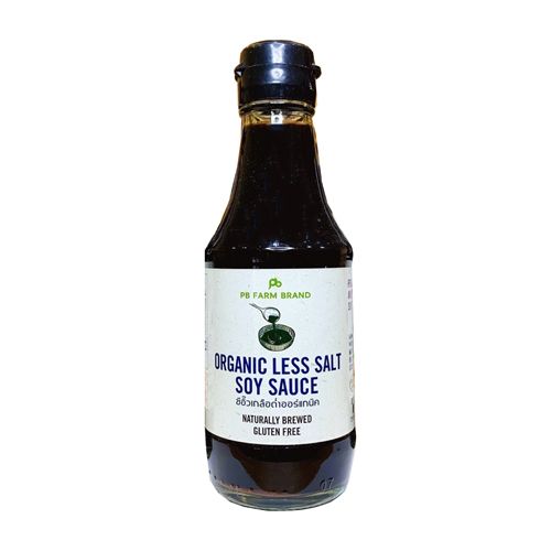 Organic Few Salt Soy Sauce Pb Farm 200Ml- Org Few Salt Soy Sauce Pb Farm 200Ml