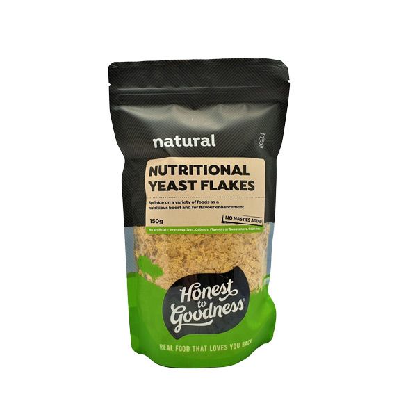 Organic Nutritional Yeast Flakes Honest To Goodness 150G-