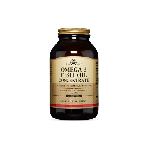 Viên Uống Omega 3 Fish Oil Concentrate Solgar 120 Viên