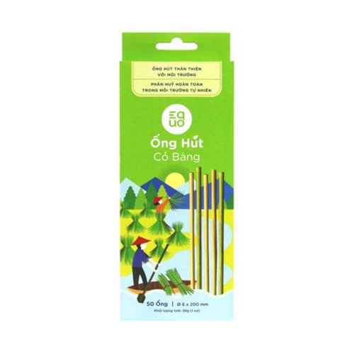 Ống Hút Cỏ Equo 50 Ống/Hộp