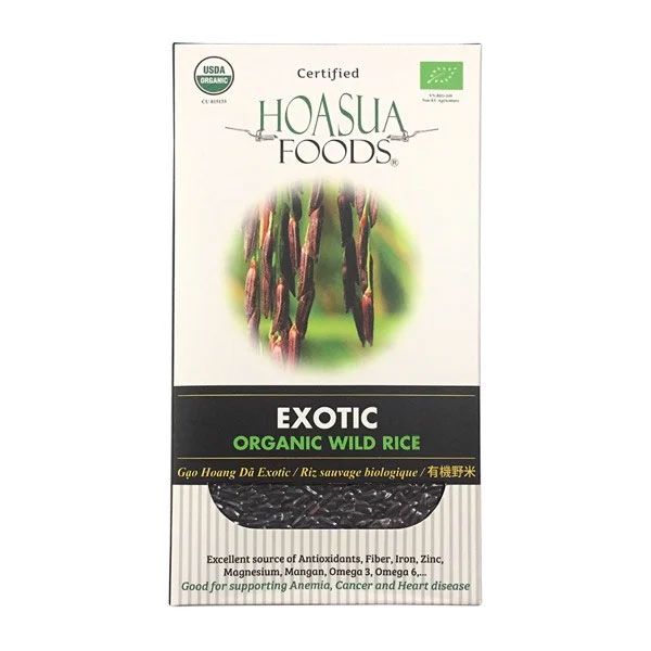 Gạo Lứt Đen Hoang Dã Hữu Cơ Exotic Hoa Sữa 1Kg- 