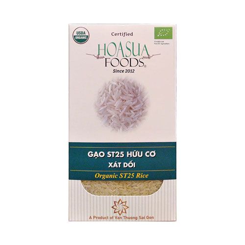 Gạo St25 Hữu Cơ Xát Dối Hoa Sữa 1Kg