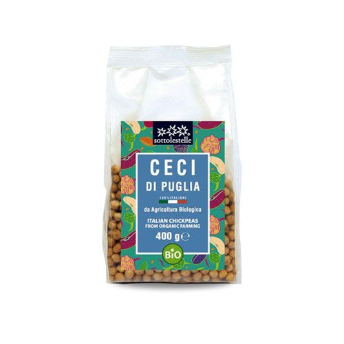 Organic Chickpeas Sottolestelle 400G- Org Chickpeas Sottolestelle 400G