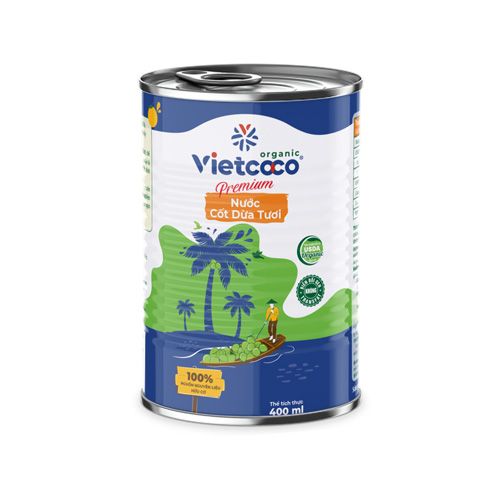 Organic Coconut Milk Vietcoco 400Ml- 