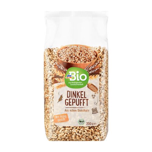 Organic Dinkel Gepufft Dmbio 200G- Org Dinkel Gepufft Dmbio 200G