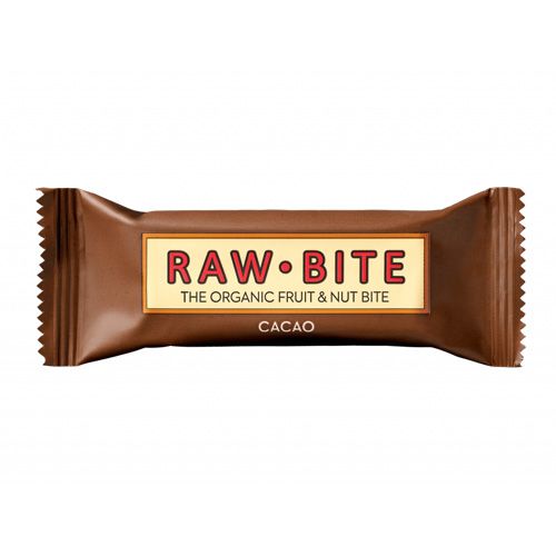 Thanh Dinh Dưỡng Hữu Cơ Từ Hạt Và Trái Cây Vị Ca Cao Raw Bite 50G