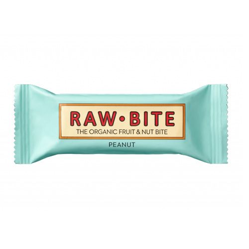 Thanh Dinh Dưỡng Hữu Cơ Từ Hạt Và Trái Cây Vị Đậu Phộng Raw Bite 50G
