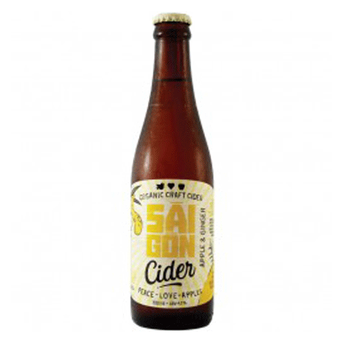 Nước Ép Vị Táo Và Gừng Hữu Cơ Saigon Cider 330Ml- 