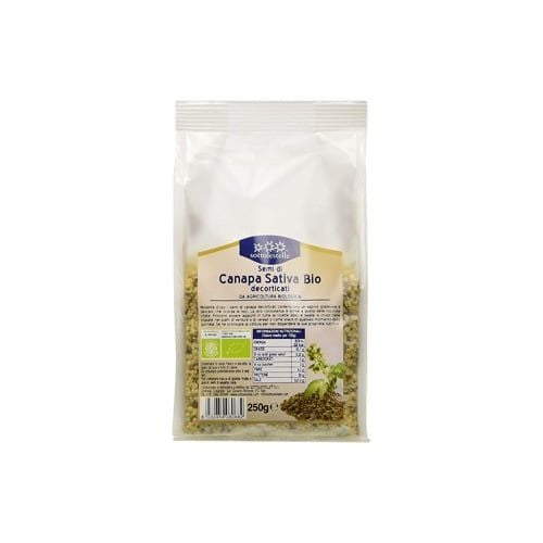 Hạt Gai Dầu Hữu Cơ Đã Tách Vỏ Sottolestelle 250G