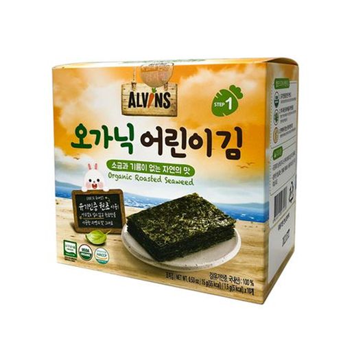 Rong Biển Hữu Cơ Tách Muối Cho Bé Alvins 15G