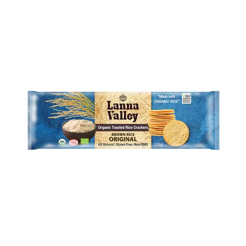 Bánh Gạo Nguyên Chất Hữu Cơ Lanna Valley 100G- 