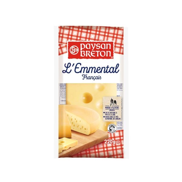 Phô Mai Emmental Paysan Breton 220G